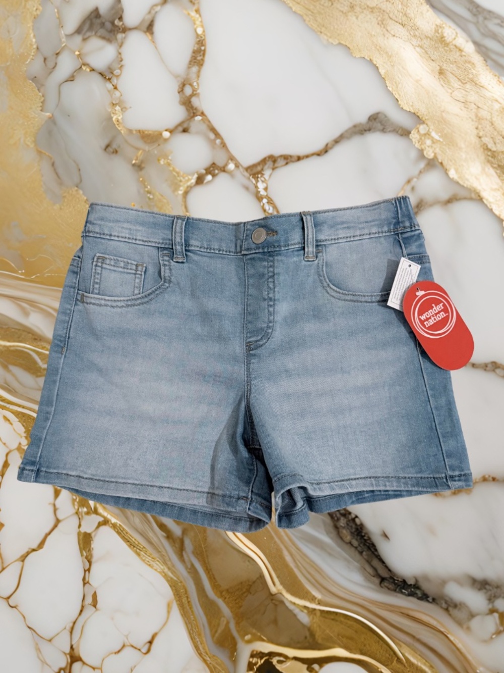 NWT Girls wonder nation jean shorts